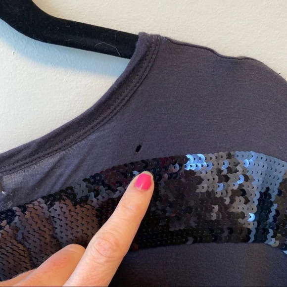 Michael Michael Kors Navy Sequin Dress - Picture 4 of 10